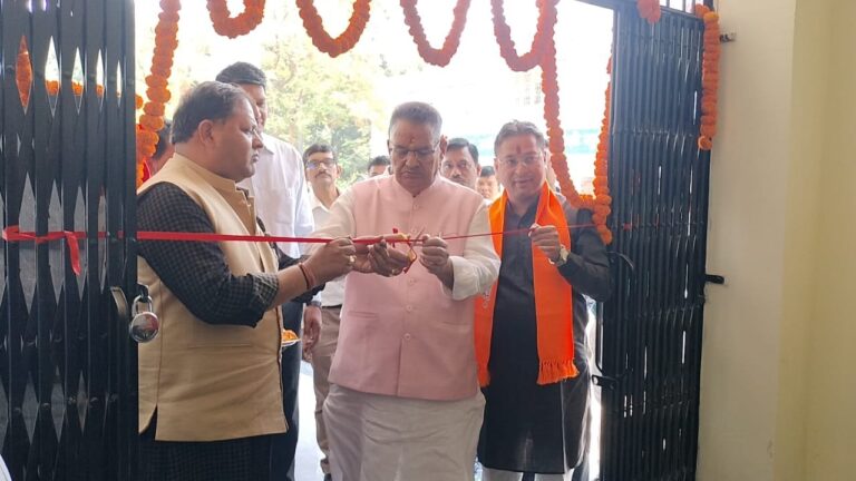 कृषि मंत्री गणेश जोशी ने रुद्रपुर में 197  लाख की लागत से बने कृषि विभाग की नवनिर्मित क्षेत्रीय मृदा परीक्षण प्रयोगशाला एवं कार्यालय का किया लोकार्पण